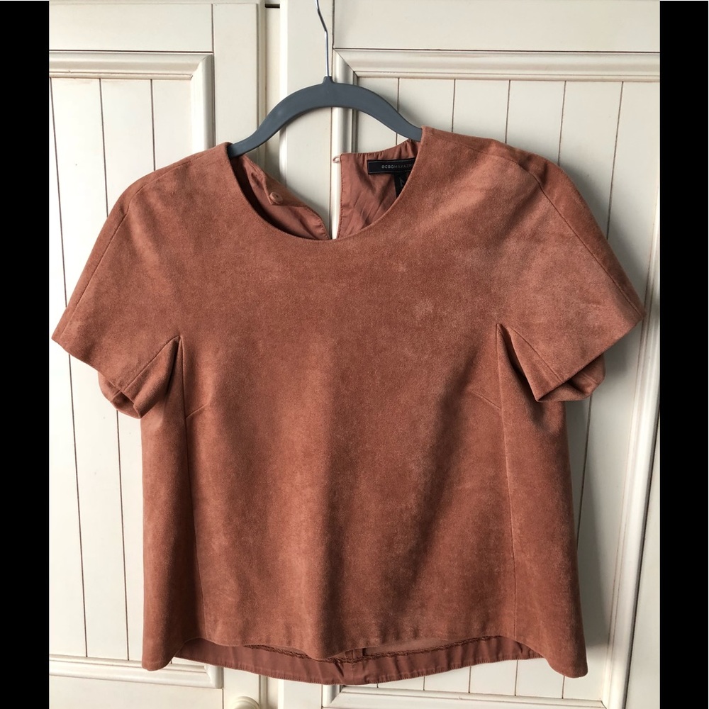 BCBG MARIKO style top- DEEP BLUSH color